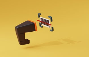 barcode scanning device and barcode illustration