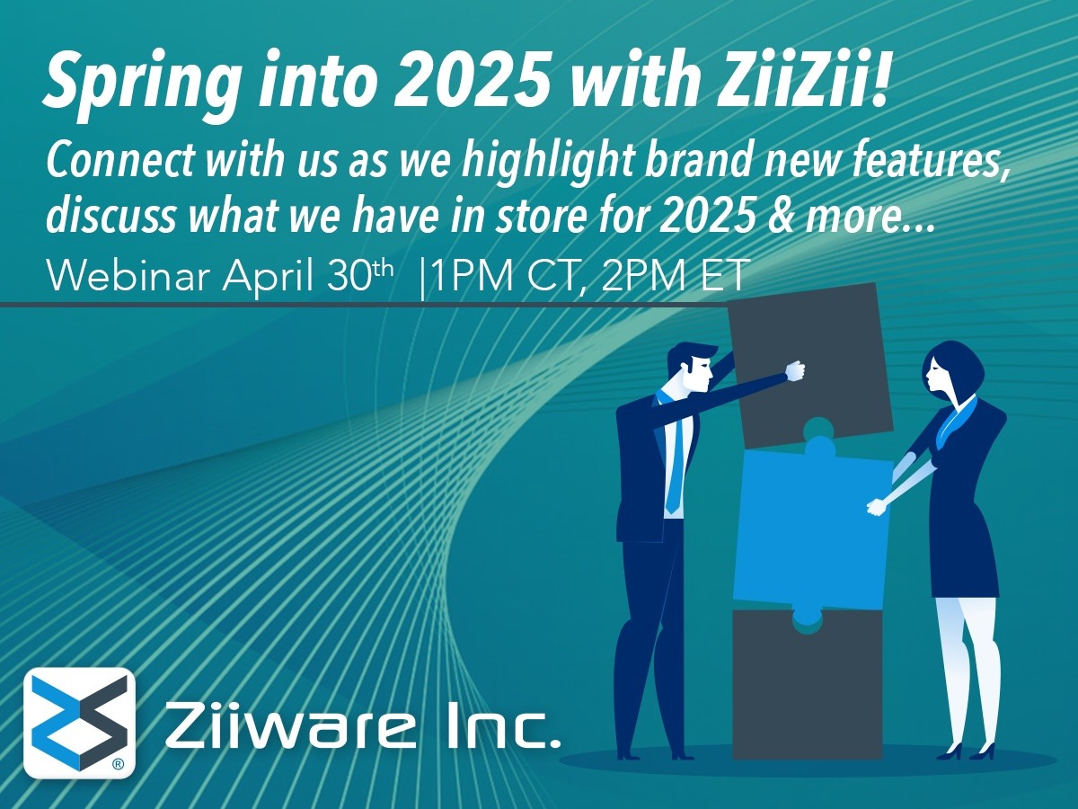 Ziiware spring 2025 webinar flyer