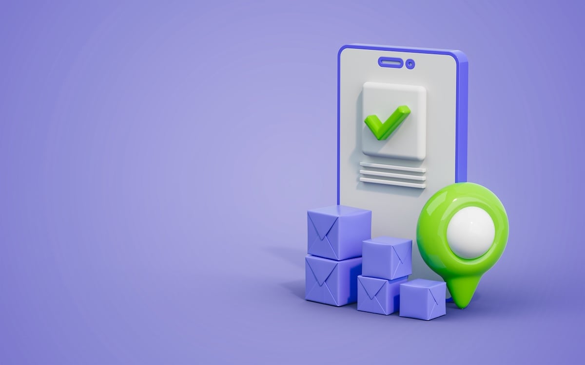 isometric image of wholesale distribution mobile device
