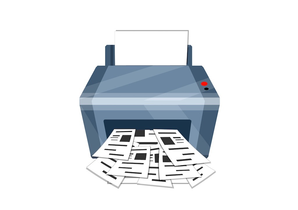 mobile shelf label printing illustration