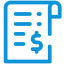 blue bills icon