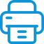 blue printer icon